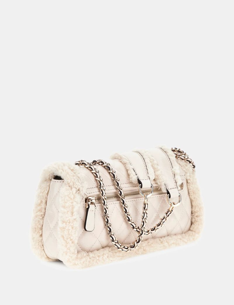 Cristi faux fur mini crossbody bag