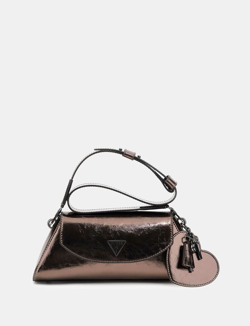 Bolena laminated mini shoulder bag