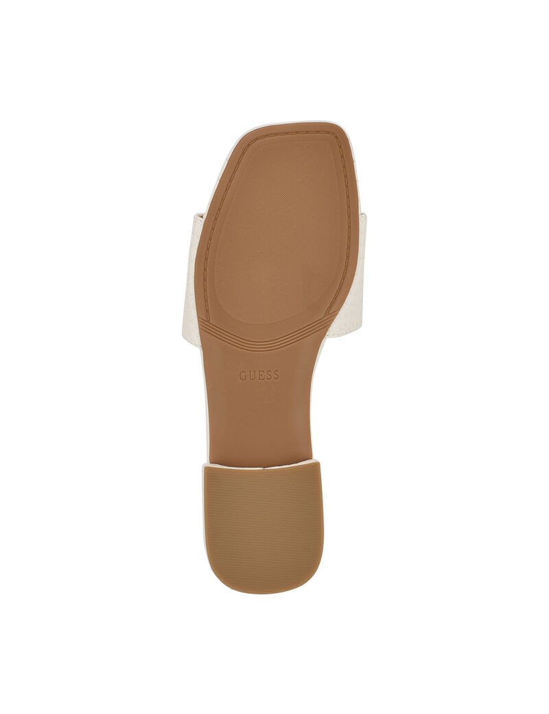 Tamsey croc embossed slides