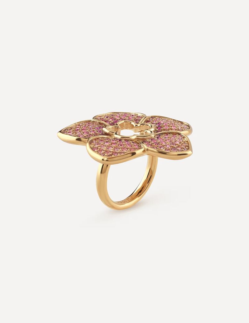 جيس 35mm pave flower maxi ring