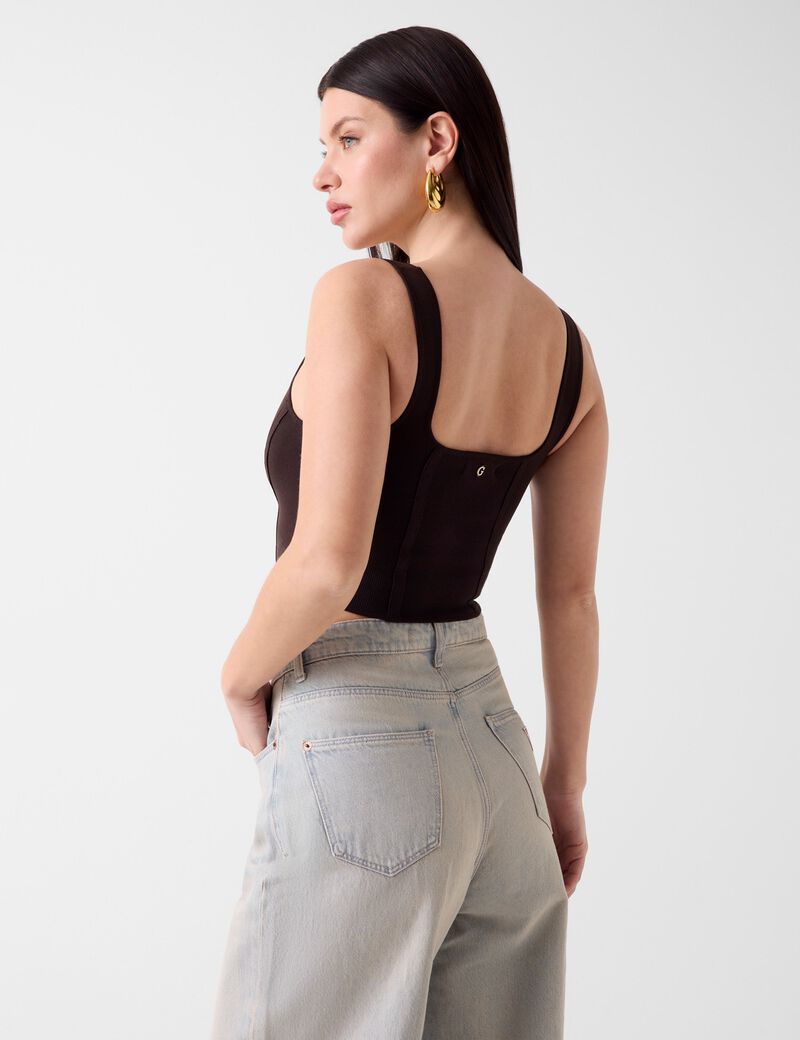 guess esme corset sweater