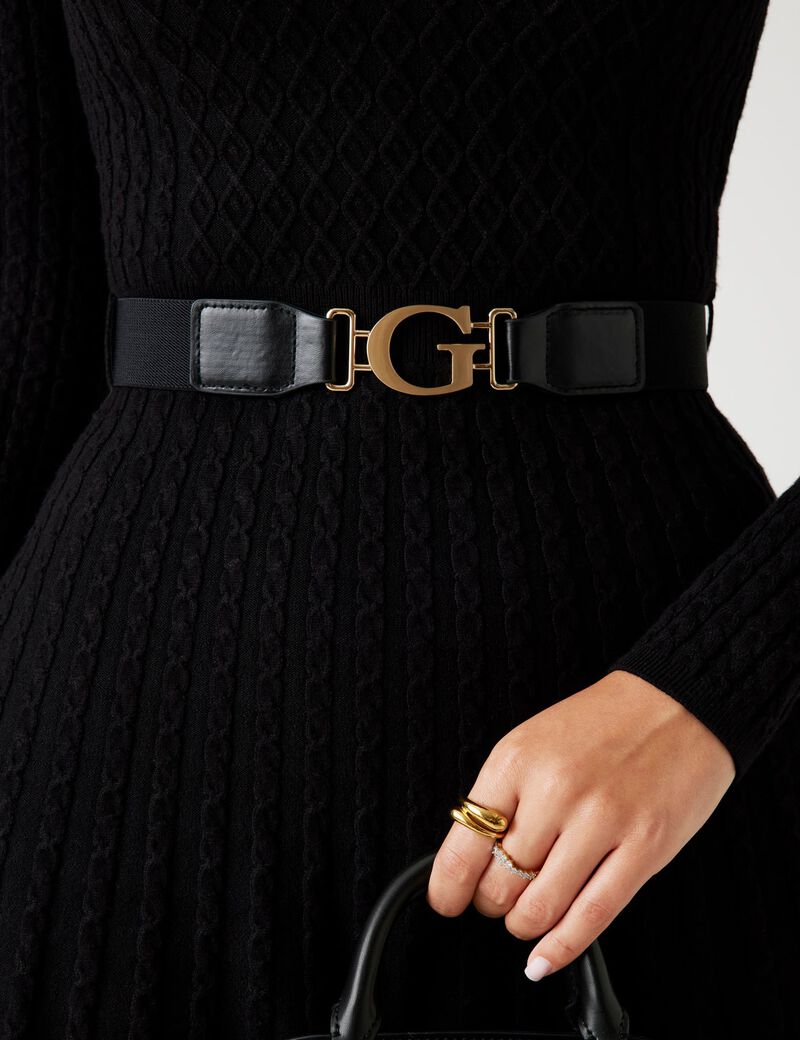 فستان محبوك بتصميم الكابل