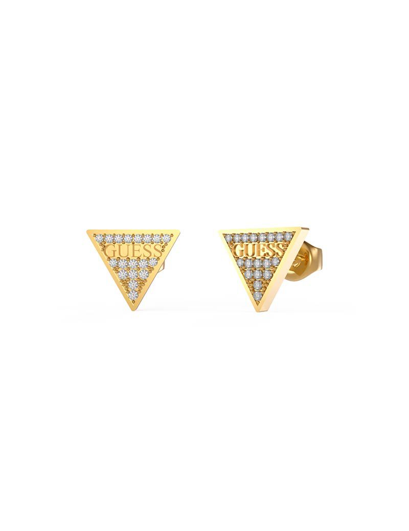 11mm Pave & Guess Triangle Gold