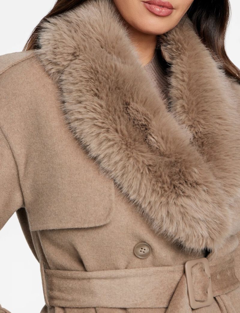 Marciano wool-blend coat