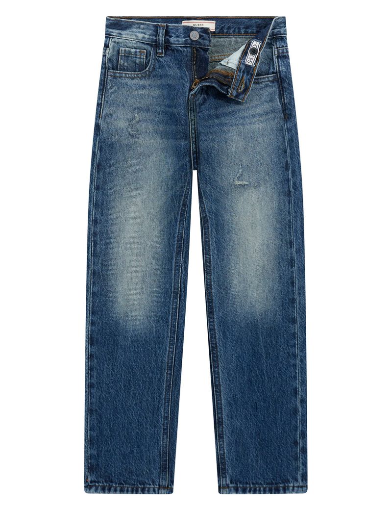 جيس regular fit rigid denim pants