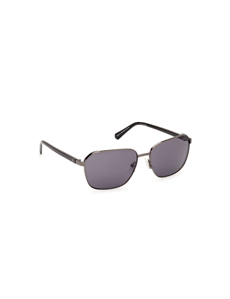 Metal Sun Glasses M Shiny Gunmetal Smoke