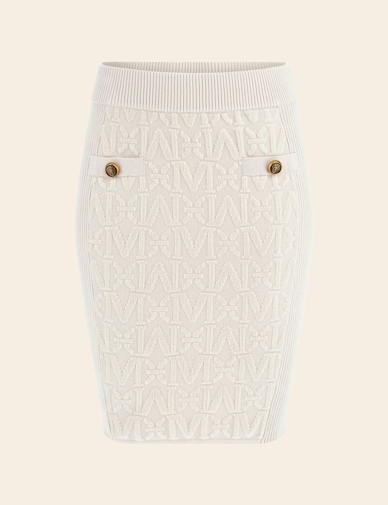 Marciano monogram sweater midi skirt