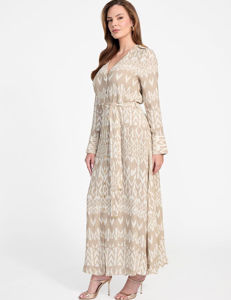 Marciano logo long dress