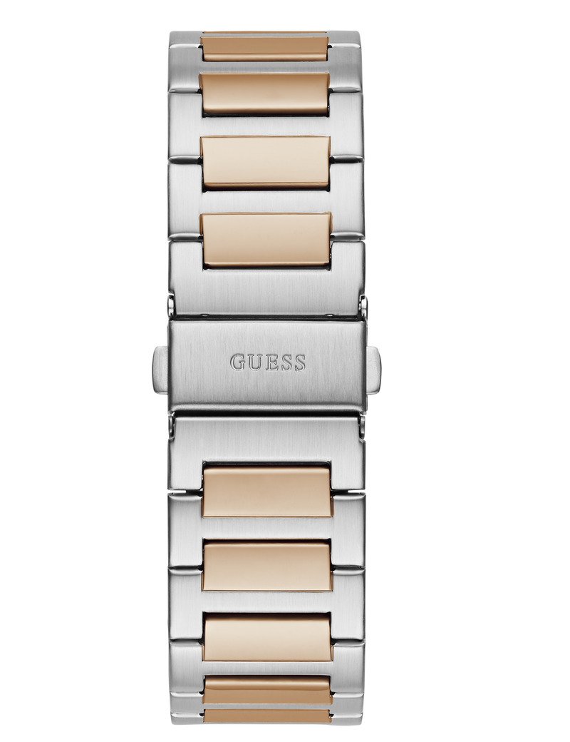 Mens 2-Tone Silver Tone Analog Watch