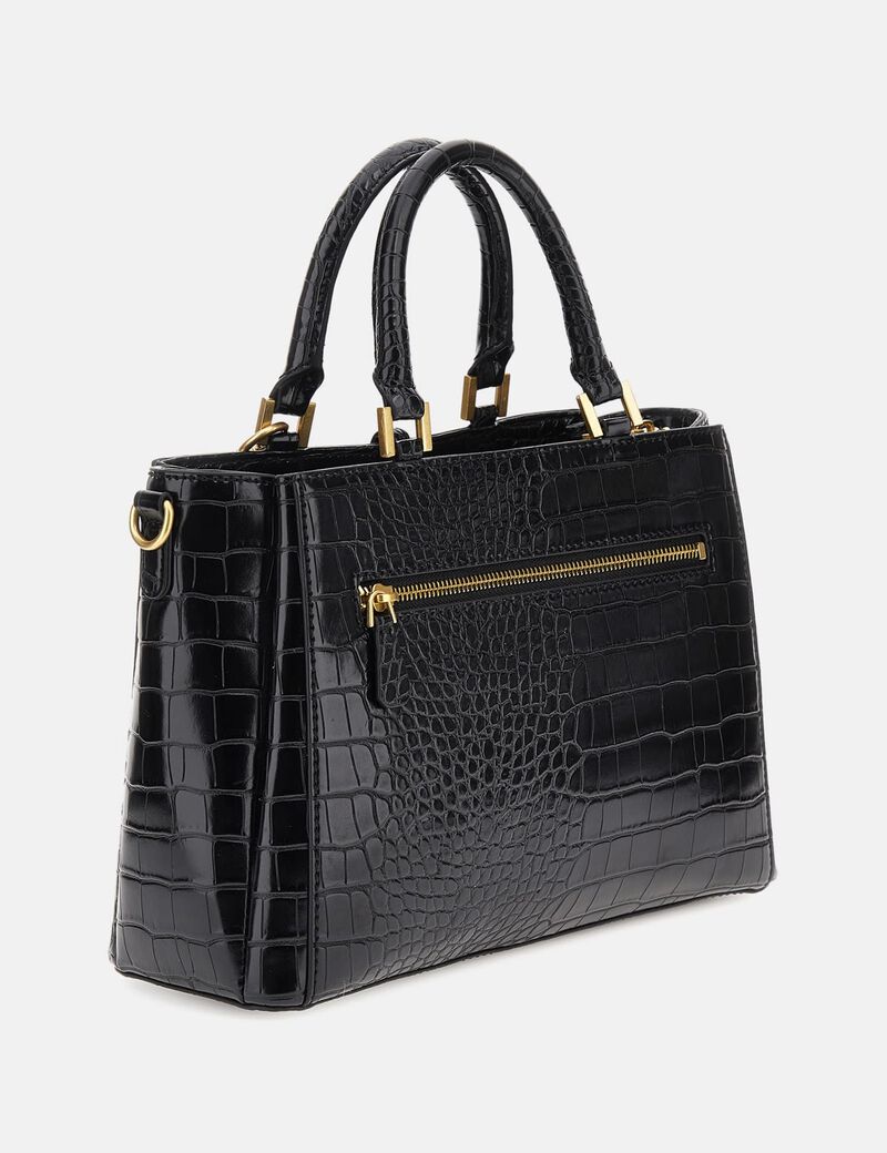 G James croc-look handbag