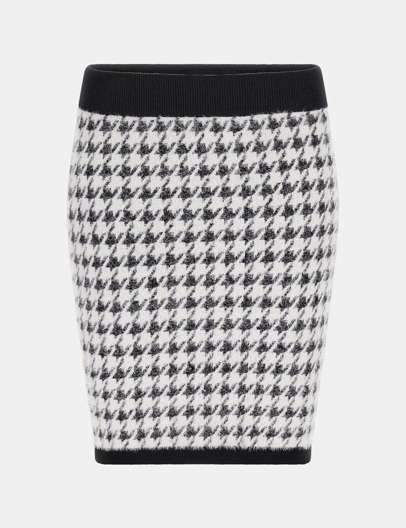 Pied De Poule Mini Skirt