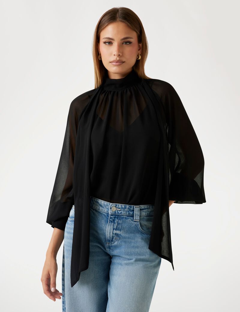 جيس bow blouse