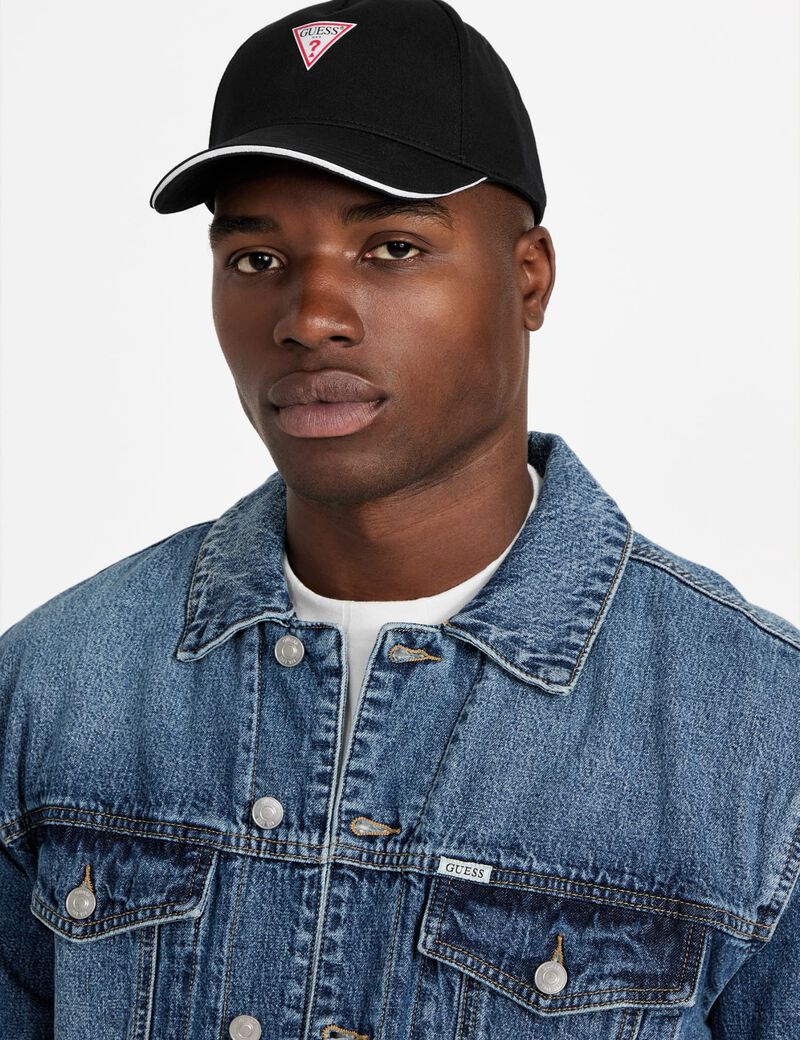 Triangle logo cap