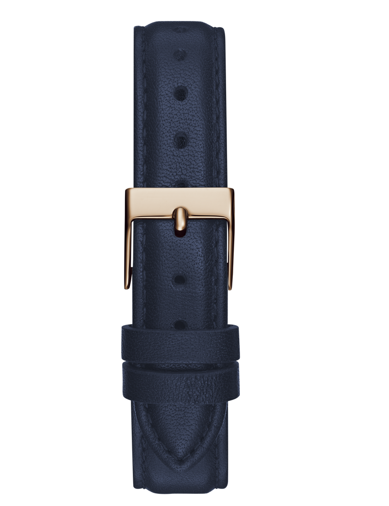 Ladies Blue Rose Gold Tone Analog Watch