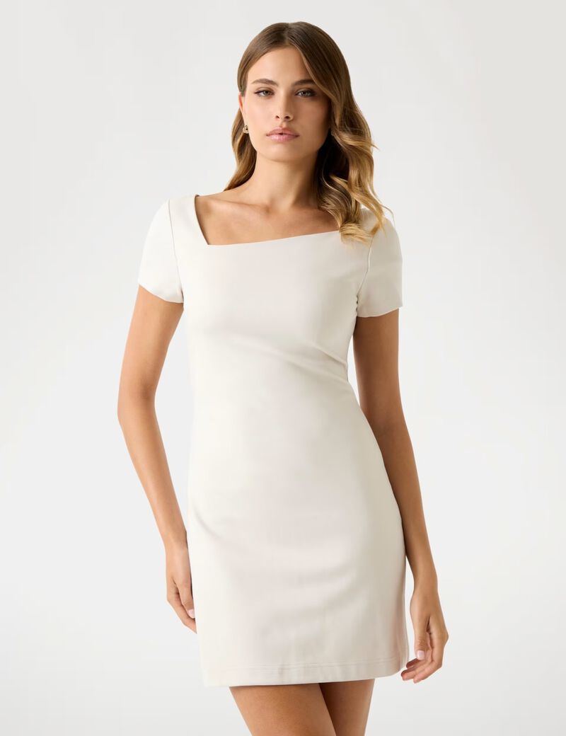 Fit-and-flare mini dress