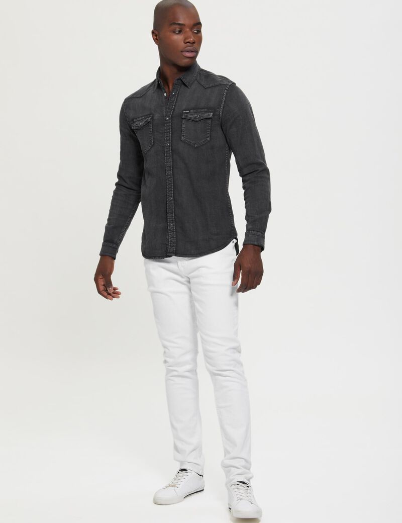 Slim Fit Denim Shirt