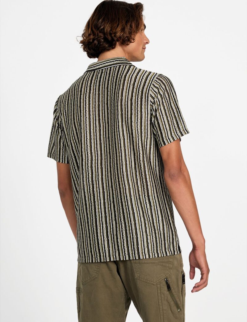Striped knit shirt