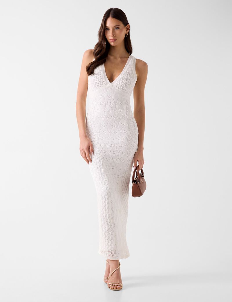 Knitted long dress
