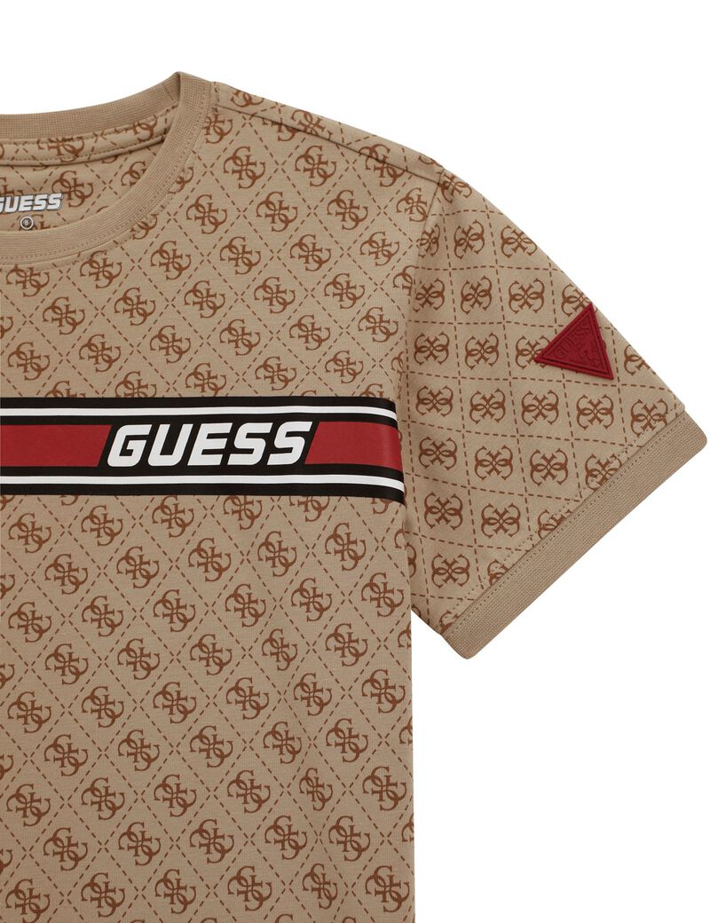 4G logo print stretch t-shirt