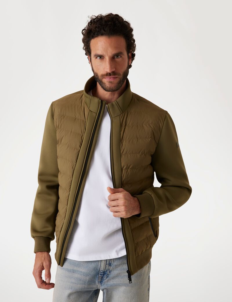 Tech stretch scuba puffer