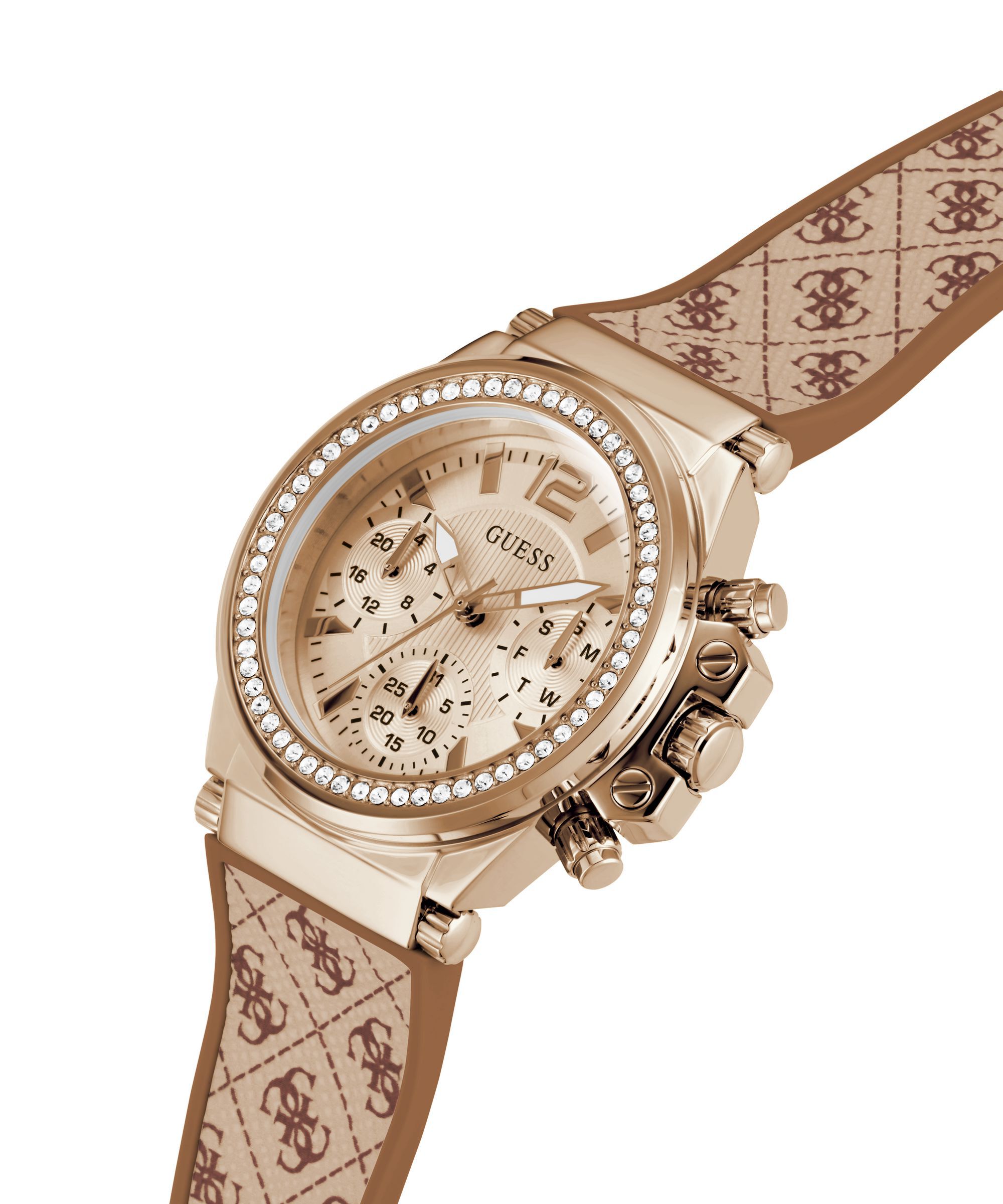 Shop GUESS Online 4G logo multi function watch