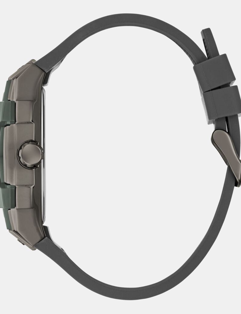 Mens Grey Gunmetal Multi-function Watch