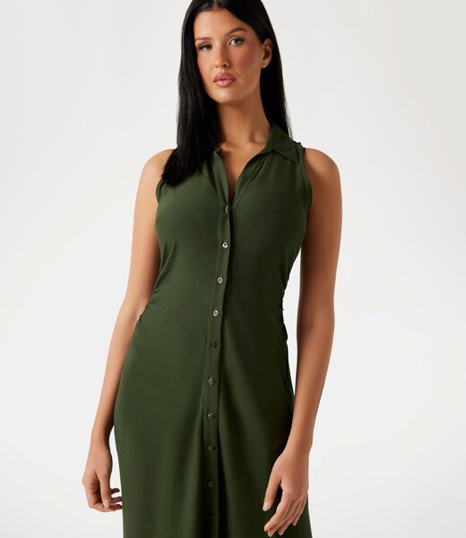 Button-up long dress