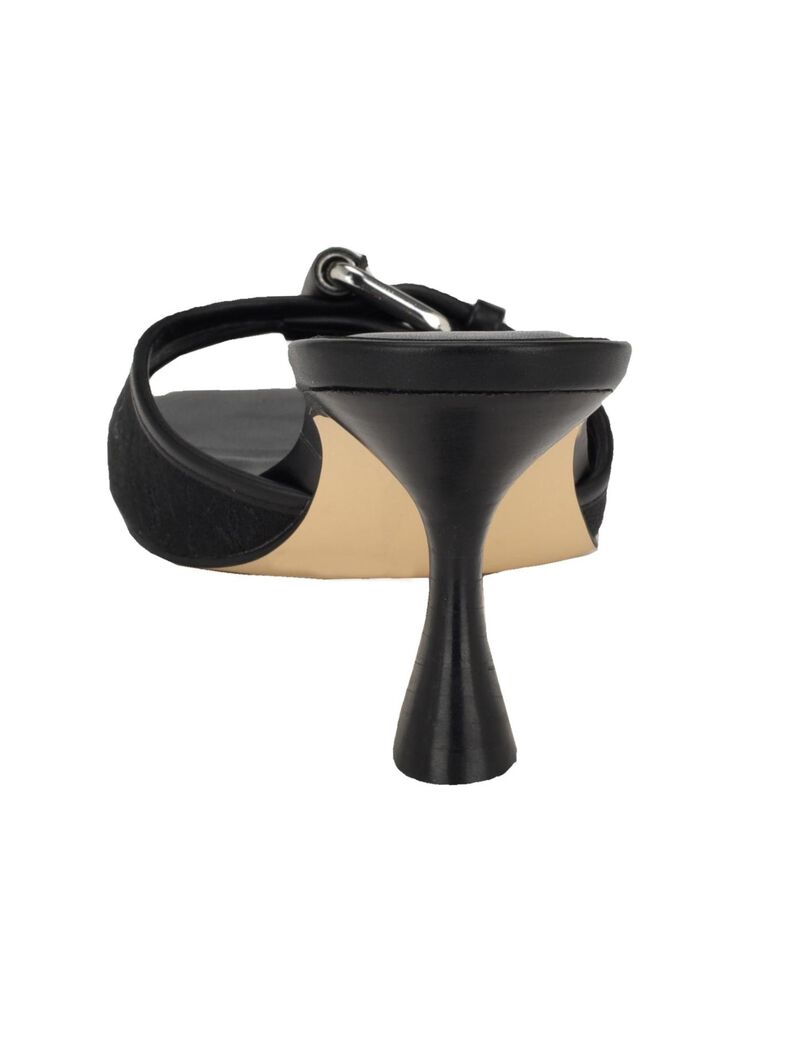 Dista Mid Heel Open Toe with Buckle Sandals 