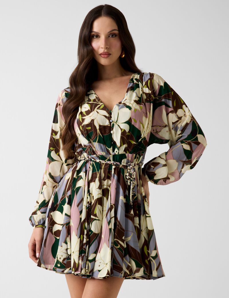 Marciano floral print mini dress