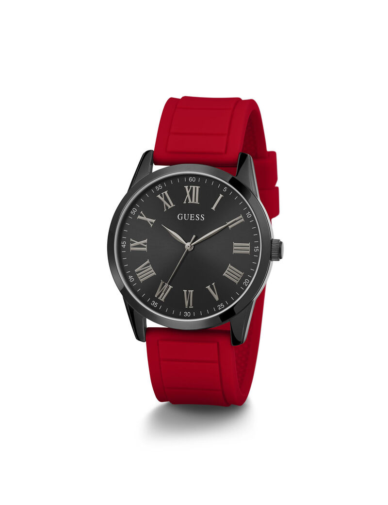 Red Analog Watch