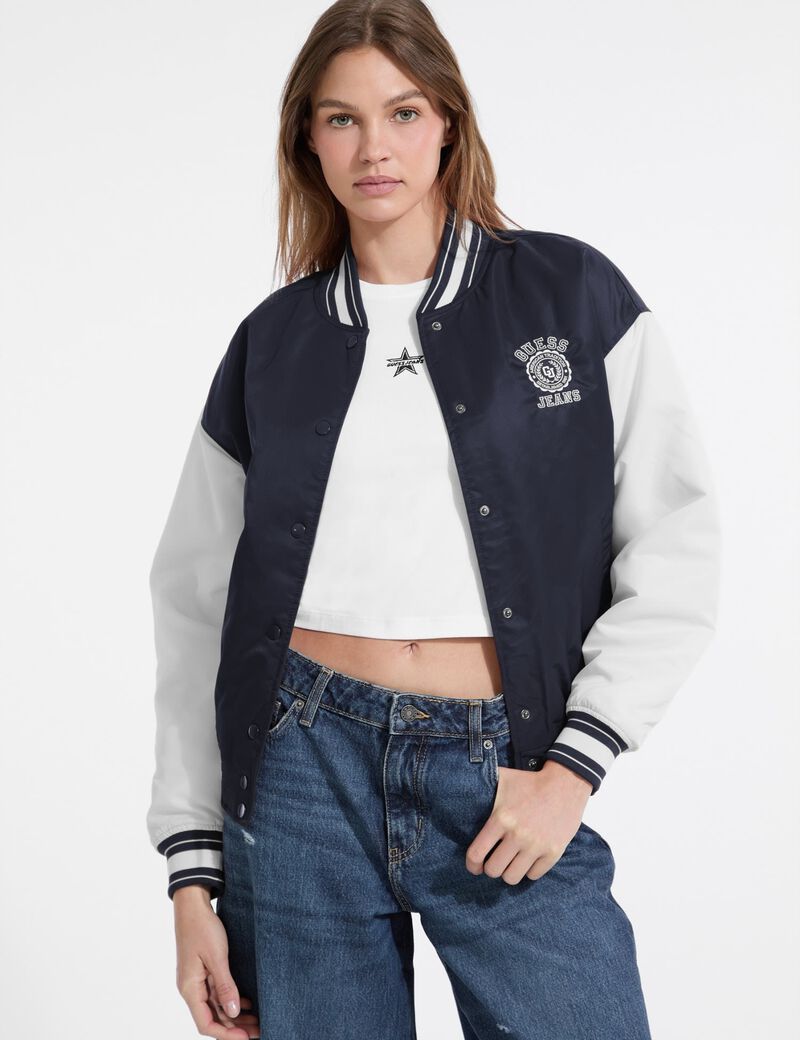 Embroidered Varsity Jacket