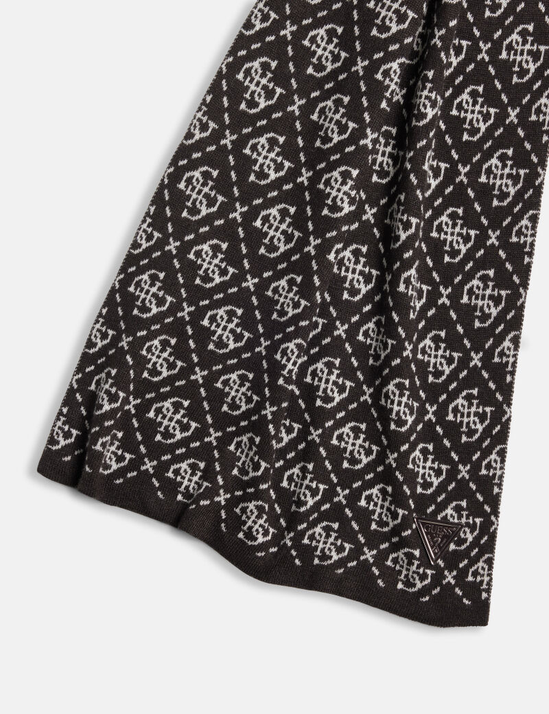 Silk-blend 4G logo scarf