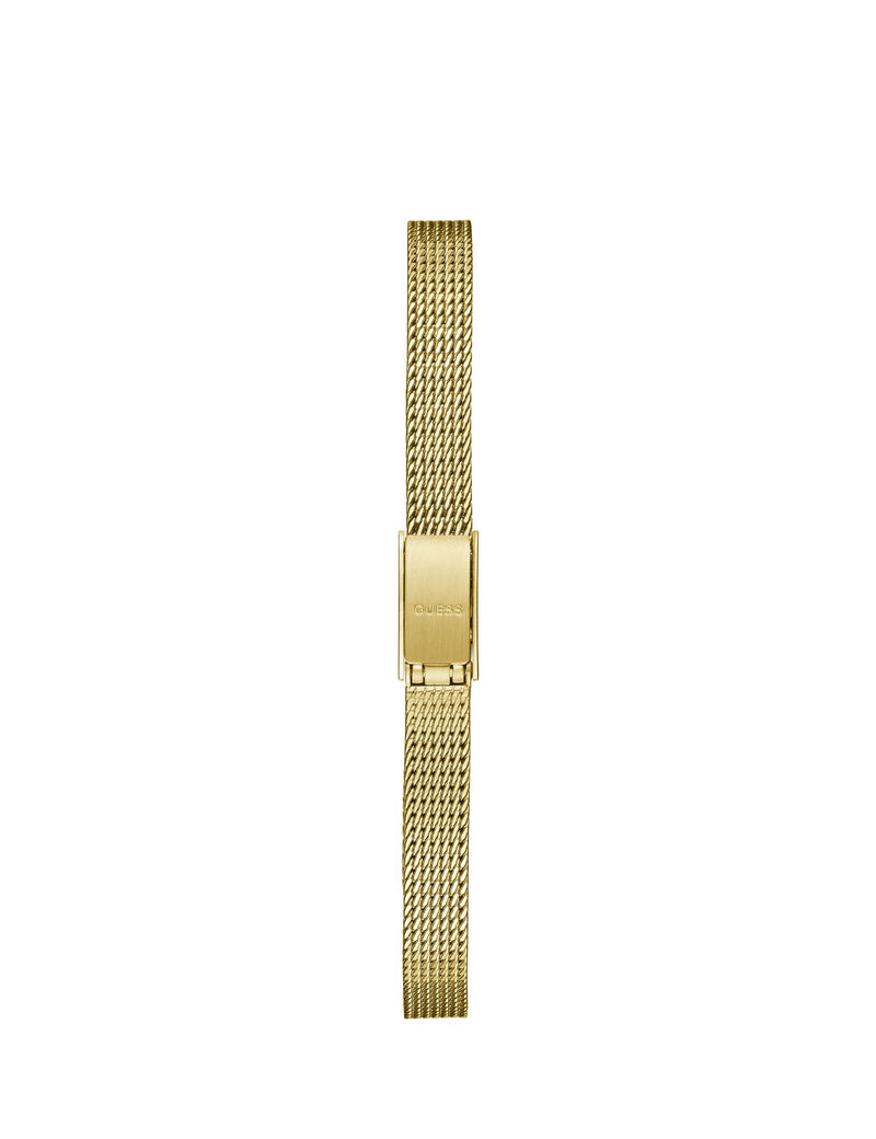 Gold Mesh Analog Watch